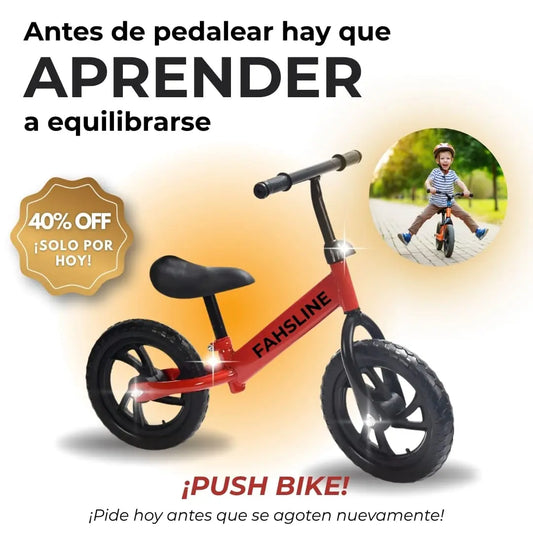 Push-Bike: Equilibrio y Confianza Para tu Hijo