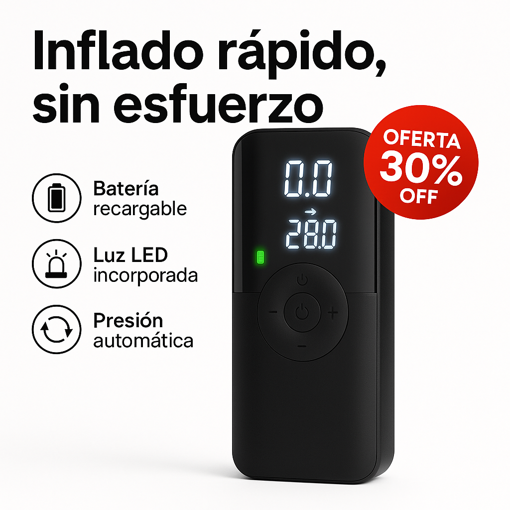 Mini Inflador portátil
